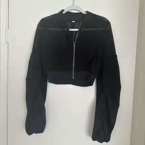 Alo Yoga Mesh Cropped Jacket